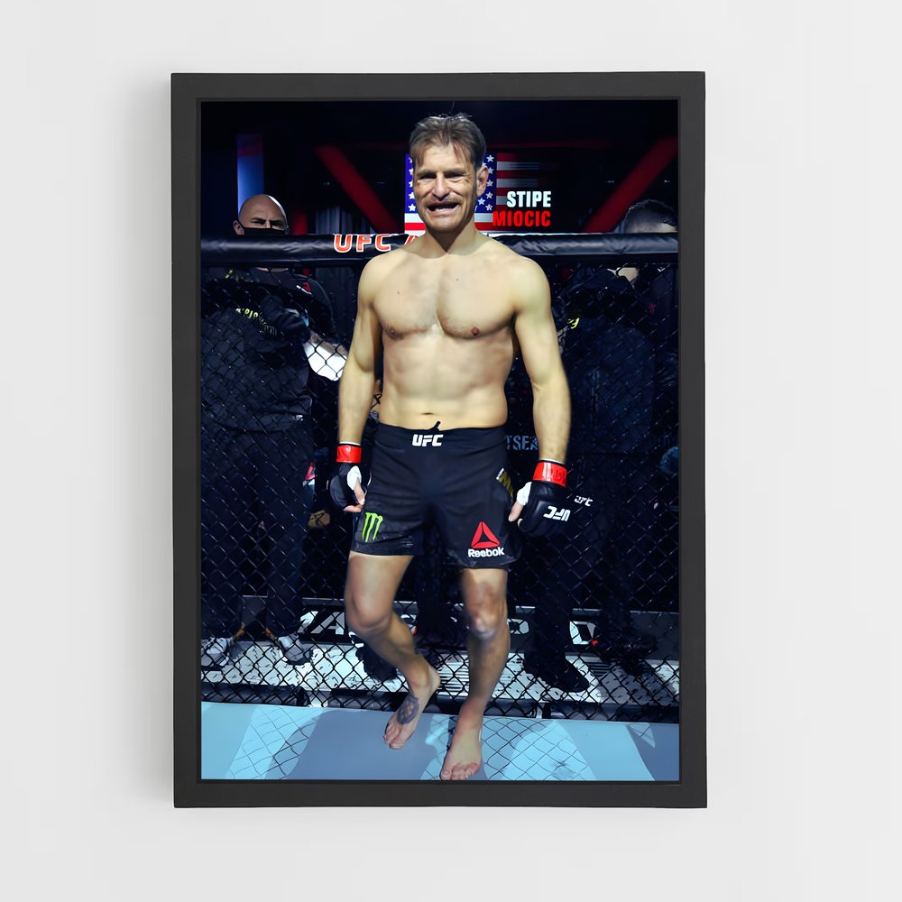Poster Combat en Cage – affiche MMA (vue 2)
